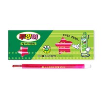 지구화학 투명이 색연필, 노랑, 12개입, 1색