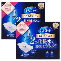 시루콧토 우루우루 스펀지 화장솜, 2개, 80매