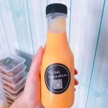 플라스틱 공병 투명 주스 음료 우유 플라스틱 용기 350ml 라벨 없음, 70개x2박스140개