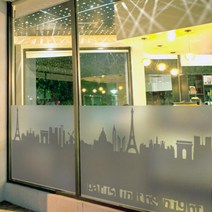 아트박스/꾸밈 is751_m-무점착유리시트_파리도쿄건물_글라스시트지, 2.도쿄