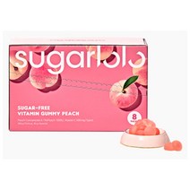 올가 간식 슈가로로 무설탕 비타민 구미 복숭아 360g(45g (360g) 탕비실 회사 어린이 성인 캠핑 차박 홈파티 영화 선물, 26개