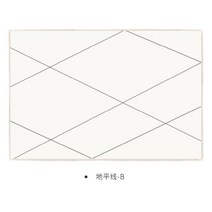 화장대 미니멀리스트 스타일 플러시 카펫 넓은 공간 휴대품 보관소 드레싱 테이블 러그 홈 침실 옆 거실 장식, B+80x120CM