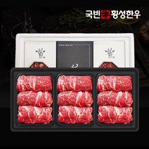 횡성한우 정성3호 불고기X3 한우선물세트 1.5kg 명절 추석 설날 국빈횡성한우