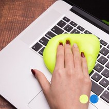 슈퍼클린 키보드청소 젤리 클리너(옐로우), 상세페이지 참조, 엘로우