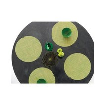 [칠리위치]미니바스켓위브 테이블매트 라운드, 에스프레소