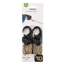나잇아이즈 CamJam 타이트너 코드 2개 카고 스트랩, Old Packaging, 2-pack with Cord