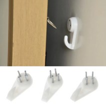 굿셀러스 벽고정 핀후크 행거 4핀못 시계 액자걸이 네일후크, 단품, 단품