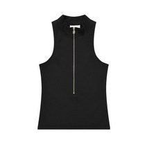 [빠른출고]/BEENTRILL 제니 슬림핏 홀터넥 탱크탑 슬리브리스(블랙)