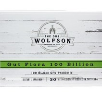 닥터울프슨 장누수증후군 회복제 것 플로라 천억 프로바이오틱 30정, 1개
