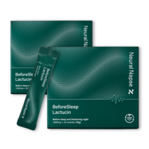 뉴럴냅스 비포슬립 락투신 입면유도성분 흑하랑상추 영양제 수면, 45g, 2개
