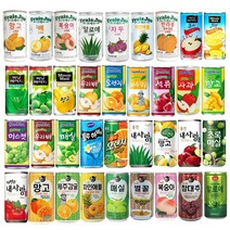 과즙음료 과일주스 캔음료수 작은캔 미니캔 업소용 도매용 프레주 웅진 썬키스트 참맑은 175ml 180ml 30캔 중 택1, 31) 대일 참맑은 매실 175ml 30캔