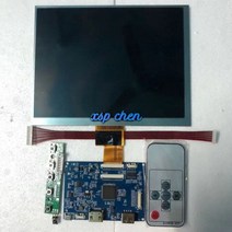 태블릿 터치 스크린 패널 8인치 lcd 화면 HJ080IA-01E 1024*768 IPS hd LCD 디스플레이 + HDMI/VGA/AV/USB, 04 LCD and Driver B