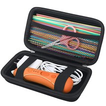BOVKE 3Doodler Start+ Essentials (2022) 3D 펜 세트 장난감 남아 여아용 프린팅 보관 정리함 여행용 홀더 플라스틱 가닥 USB 충전기 케이블 (박, Black, Black