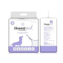 네이처펫 어니스트 순수 강아지 배변패드 실속형 레몬향 100매, 1개