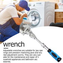 토크렌치 Multi-function Torque Nut Spanner Chrome-molybdenum Steel Flexible Folding Repair Hand Tool, 한개옵션0