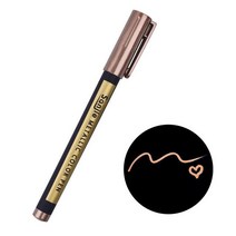 금속 펜 DIY 방수 영구 페인트 마커 골드 실버 스탬프 색칠 공예품 수지 금형 아트 페인팅 학생, [02] Light Brown