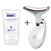 목주름관리 목주름없애기 목주름관리법 ems led 목 얼굴 아름다움 장치 광자 치료 턱, 분홍