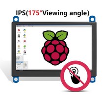 모니터 5 인치 IPS AIDA64 LCD 디스플레이 용량 성 터치 HDMI 모듈 800x480 라스베리 파이 3 Pi4 PC 모니터, 02 Non-TP-IPS