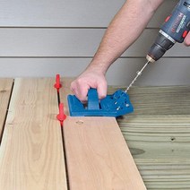 12pcs 데크 지그 스페이서 링 마킹 홈 내구성 거리 측정 1/4 간격, 한개옵션0