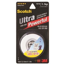 [∂LL7] 3M 스카치 폼 양면 테이프 다용도평면 12mm x 1.5m 공업용 산업용 사무용 사무실 다용도 문구용 학교_h§eEA, §본상품§e, 무◇옵션