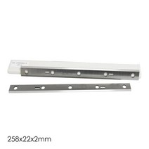 1쌍 258mm HSS 대패 블레이드 258x22x2mm 두께 칼 예비 부품 Scheppach HMS1070 Bernardo PT-250 Kity DRA2, 한개옵션0