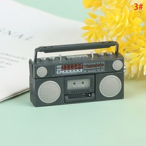 미니어처 소품 112 인형집 빈티지 올드 텔레비전 TV 그림 인형 집 가구 거실 침실 모델 장난감, [09] B