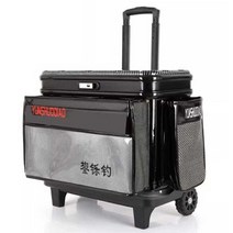 캐리어 태클박스 수납함 강 낚시통 캠핑 대용량 여행 민물 갯바위 낚시, 04 하드 커버 레드 사이드 잭