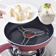 편백나무찜기 스테인레스 오각형 물차단 찜틀 열차단 물빠짐선반 아이 가정용주방 수납대 찜냄비 찐요리 지지대, T09-삼각형 찜틀 팔레트 홀더