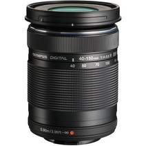 일본직발송 2. 올림푸스 OLYMPUS 망원 줌 렌즈 M.ZUIKO DIGITAL ED 40-150MM F4.0-5.6 R (블랙) [병행 수, One Size, One Color