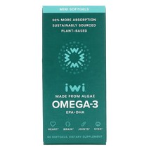 iWi 아이더블유아이 오메가3 미니 EPA + DHA 소프트젤 60정