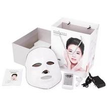 가성비led마스크 led s뷰티 3파장 홈에스테틱 에코페이스 led 마스크팩 가면 가정용고주파 피부홈케어 전자 마스크 초음파마사지, 광자피부계 플러그