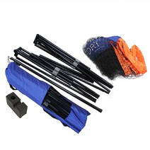 휴대용 간이 다용도 스포츠 배드민턴 족구 배구 공놀이 네트 그물 지주대 포함 폭5m, 폭5m_지주대포함