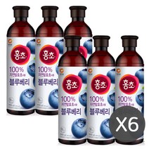 청정원 홍초 블루베리 900ml x 6개, 1개