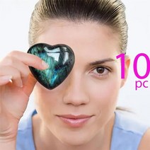 자수정 명상석 피라미드 원석 키예프 우크라이나 특별한 슈퍼 아름다운 자연 심장 돌 돌, 10개, 50-60mm