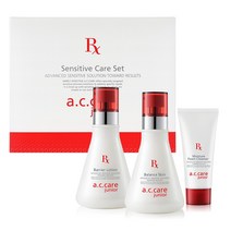 에이씨케어 주니어 진정케어 세트/민감성피부 사춘기피부 피지 트러블 피부관리, 스킨+로션+폼클렌저
