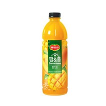 칠성 탕비실 손님대접 가족간식 델몬트 팜앤홈망고 주스 과즙음료 과일주스 생과일 1.2L 6개, 19세트