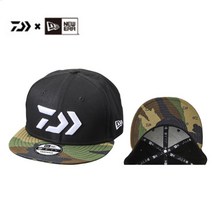 다이와 정품 팬션 모자 DC-5308N 블랙 카모 프리 스냅캡, 기본