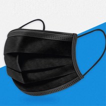 성인 4중 MB필터 일회용 블랙덴탈마스크 감기 전염예방 텐탈형 위생 편한