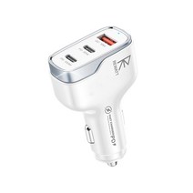 한국미디어시스템 리와트 130W PD PPS QC 차량용 초고속 시거잭 충전기 CF138, 충전기 단독