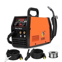 HITBOX-Mig 용접기 반자동 110V 220V 인버터 Tig 아르곤 아크 가스 없음 Mig Welder 3in1 시너지 HBM1200, 01 HBM1200