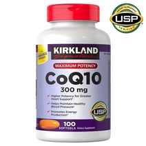 Kirkland 커클랜드 코큐텐 코엔자임Q10 300mg 100정 (100일분 유효기간 2023-08-31)