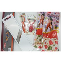 키친이레 기모고무장갑2p 필러2p 채칼1p 김장준비세트, 기모고무장갑, 대(L), 2개