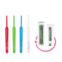 테페 어금니칫솔 컴팩트터프트 7개 10개 옵션+고불소치약 디티그린1450치약 100g 1개 증정, 10+1
