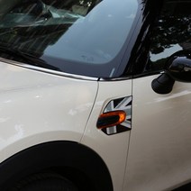 미니쿠퍼 3세대 F56 사이드 휀다 에폭시 튜닝 스티커, 일반, 블랙잭