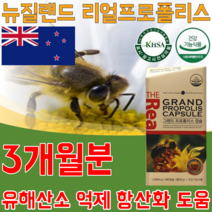 식약처 인정 뉴질랜드 프로 폴리스 자연이 준 선물 플라 보노이드 1캡슐 플라 보노이도 17mg PRO POLIS 성장기 청소년 수험생 건강 기능 식품 영양 보충 제 파는곳 추천, 1