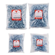 제이케이피싱 볼트 이도피스 전기콘센트 둥근머리 5/32X2인치/300개 (8248375), 기본