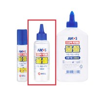 아모스 초강력 액체 풀 물풀 접착제 120ml, 아모스 초강력 물풀 120ml