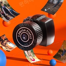 컴팩트카메라 옛날 뉴트로 토이 미니, 블랙 +4G 카드