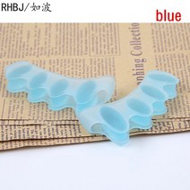발뒷꿈치패드 실리콘 젤 2 개 엄지 교정기 Bunion 작은 발가락 보호기 분리기 외반증 손가락 교정기 발 관, 12 12 2pcs blue
