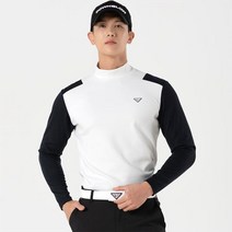 남자 일상룩 운동하는남자 트레이닝 골프 반폴라 긴팔티